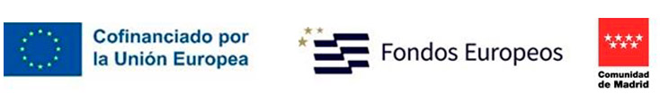 Cofinanciado por la Unión Europea, Fondos Europeos, Comunidad de Madrid